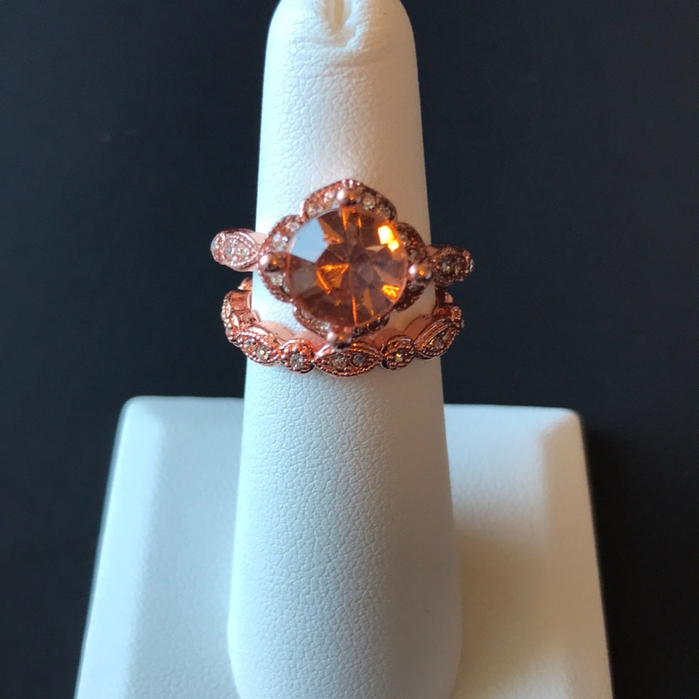 Rose Gold Morganite Rings.